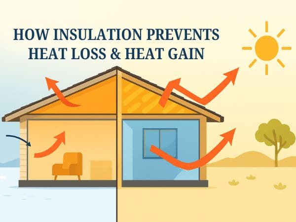 HOW INSULATION PREVENTS HEAT LOSS HEAT GAIN
