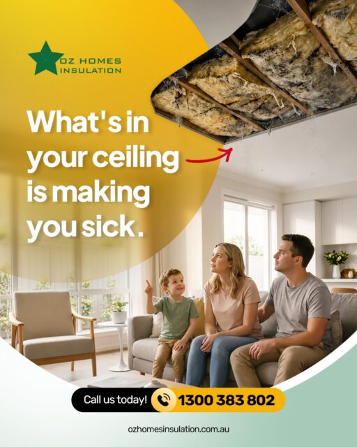 You can't see it. But you're breathing it in every single day. 😷 Old ceiling insulation doesn't just stop working - it becomes a hidden health hazard. Over the years it fills up with:

 🦠 Mould and mildew
 🐀 Rodent droppings and nesting
 🕸️ Dust, debris and decades of grime
 ⚠️ Airborne particles that circulate through your home

If your family is dealing with unexplained sniffles, allergies, itchy eyes or that musty smell you can never quite place, the answer could be sitting right above your heads. 👆
At OZ Homes Insulation, safe insulation removal is what we do best. Our team clears out the old, contaminated batts, cleans up the ceiling space, and leaves your home healthier, safer and ready for fresh, high-performance insulation.

 ✅ Fast, clean, professional removal
 ✅ Fully compliant - certificate provided
 ✅ Trusted by 600+ Melbourne families (4.9★)
 ✅ #1 Best Rated Insulation Service 2025

  Don't let what's hiding in your ceiling make your family sick. 💚

 📞 Call us today on 1300 383 802 for your FREE quote or visit ozhomesinsulation.com.au for more information.

 💰 We'll beat any written quote - plus $100 OFF

#OZHomesInsulation #EnergyEfficiency #HeatingBills #EnergyBills #InsulationRemoval #WinterWarmth #HomeUpgrade #InsulationCheck #LowerBills #AustralianHomes #SustainableLiving #SaveOnBills #ColdHouse